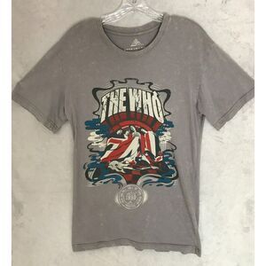 The Who Rock‎ & Roll Hall of Fame T-Shirt Medium Inducted 1990 Gray Short Sleeve